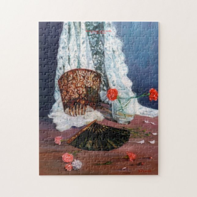 Puzzle Mantilla española/mantilla espagnole (Vertical)