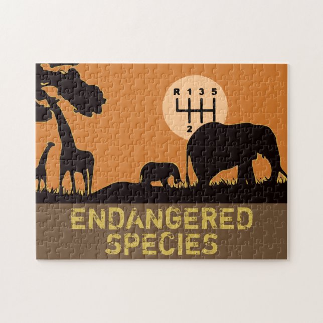 Puzzle MANUEL - En voie de disparition (Horizontal)