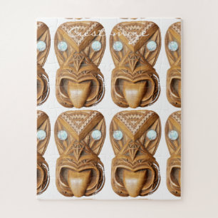 Puzzle Maori sculptée Tiki Face Thunder_Cove