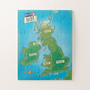 Puzzle Map of the British Isles