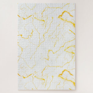 Puzzle Marbre blanc de Parties scintillant Or Elegant Ext