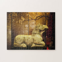 Puzzle Marbre Cheval chinois (couleur) Design