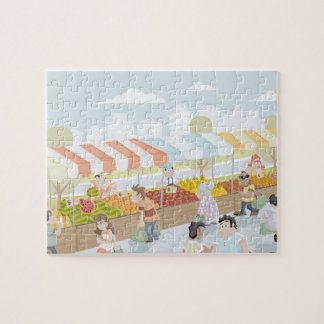 Puzzle Marché