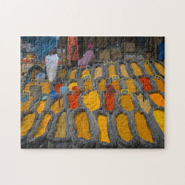 Puzzle Marché aux épices du Mozambique. (Horizontal)