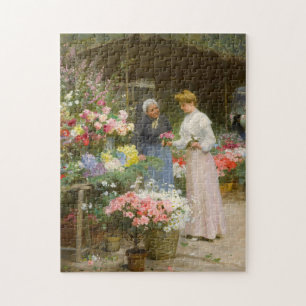 Puzzle Marché aux fleurs   Victor Gabriel Gilbert