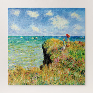 Puzzle Marche de la falaise à Pourville par Claude Monet
