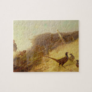 Puzzle Marche vers le haut des faisans sur le ęr octobre