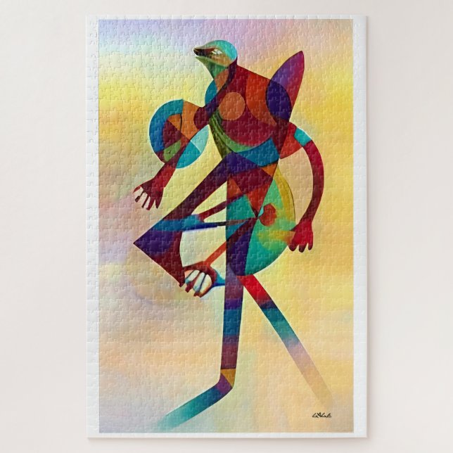 Puzzle Marcheur de grenouilles (Vertical)