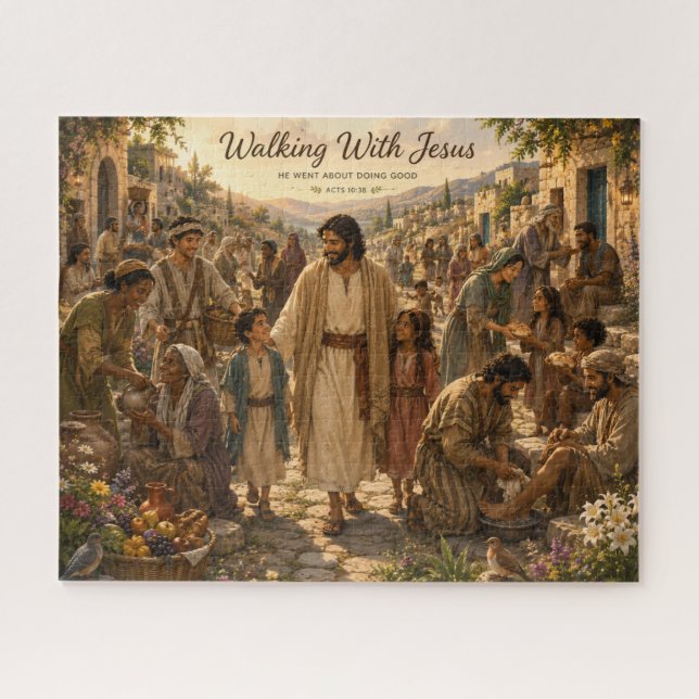 Puzzle Marchez avec Jésus (Horizontal)