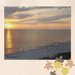 Puzzle Marco Island Floride Coucher de soleil et plage