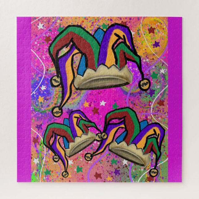 PUZZLE MARDI GRAS ART (Vertical)