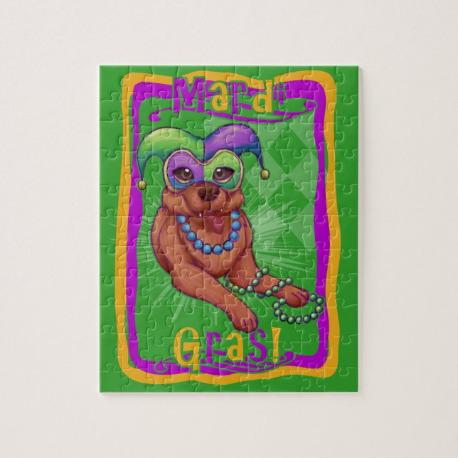 Puzzle Mardi Gras Chien (Vertical)