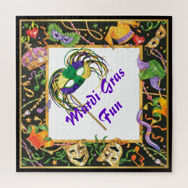 Puzzle Mardi Gras Fun (Vertical)