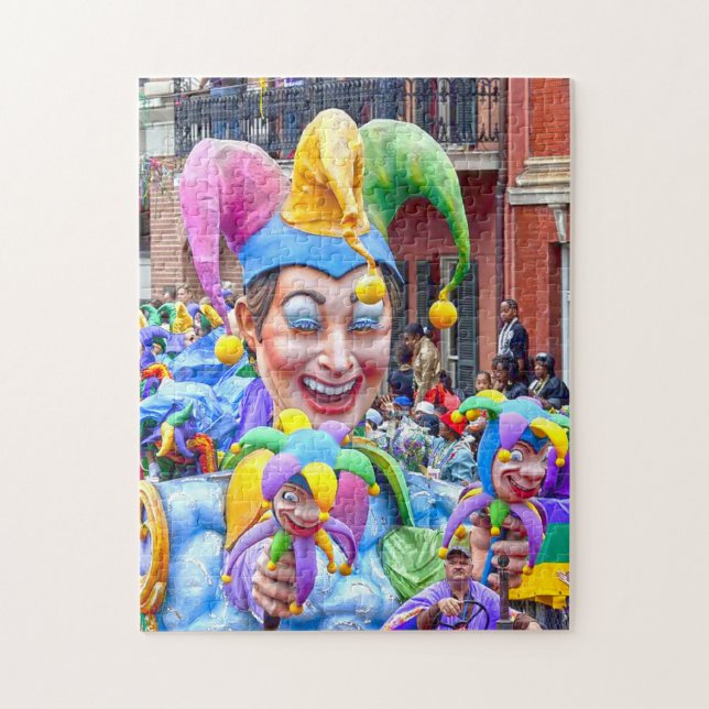 Puzzle Mardi Gras La Nouvelle-Orléans. (Vertical)