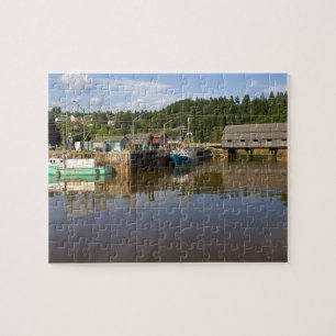 Puzzle Marée moyenne dans la baie de Fundy à St. Martins,