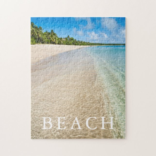 Puzzle Marée océanique sur une plage tropicale (Vertical)