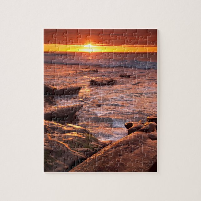 Puzzle Mares résiduelles au coucher du soleil, Californie (Vertical)