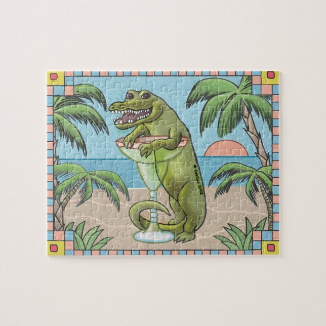 Puzzle Margarita Alligator (Horizontal)