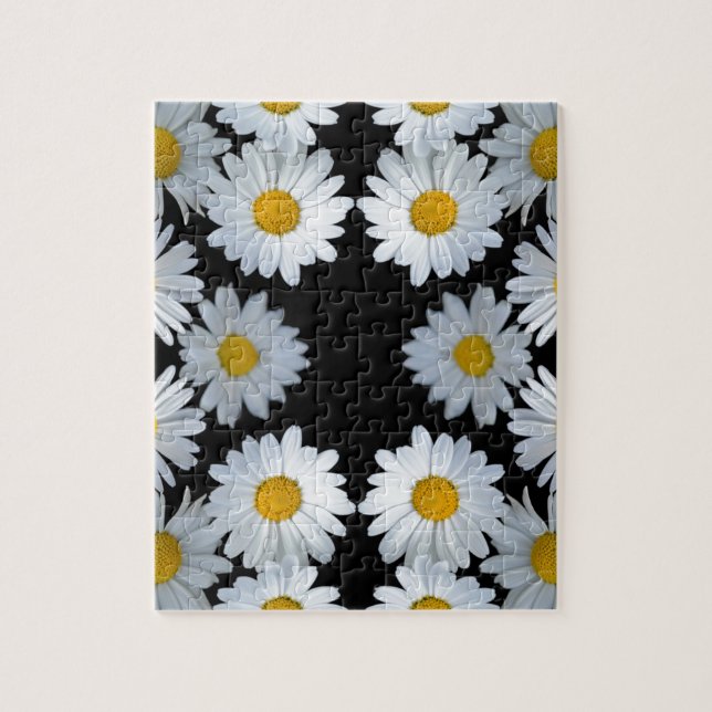 Puzzle marguerite noire des années 90 (Vertical)