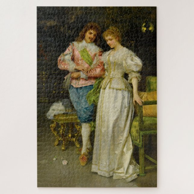 Puzzle Mari et femme mariée (Mariage et mariage) (Vertical)