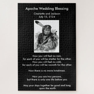 Puzzle Mariage Apache Bénédiction avec chef Vintage