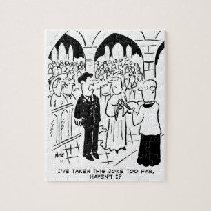 Puzzle Mariage - Bridegroom Practical Joke Cartoon