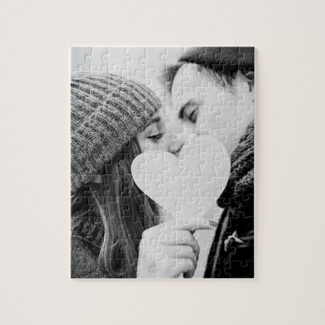 Puzzle Mariage de l'Anniversaire de photos de couple favo (Vertical)