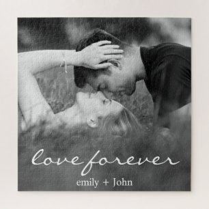 Puzzle Mariage Forever Names Date Photo