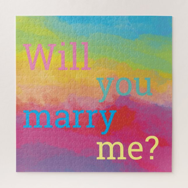 Puzzle Mariage gay proposition de mariage (Vertical)