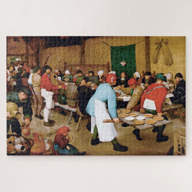 Puzzle Mariage paysan, Pieter Bruegel (Horizontal)