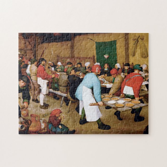 Puzzle Mariage paysan, Pieter Bruegel (Horizontal)
