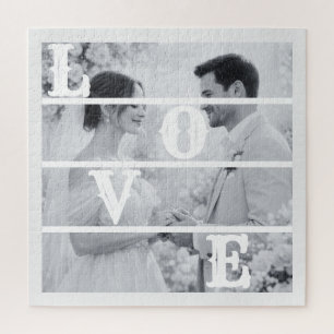 Puzzle Mariage personnalisé Photo "AMOUR"