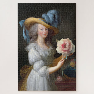 Puzzle Marie Antoinette avec Fleur d'anémone rose