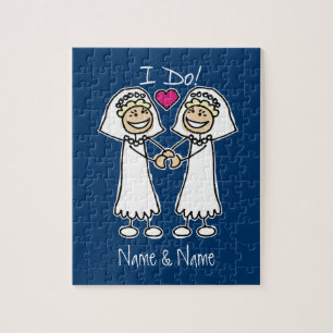 Puzzle Mariée Mariage lesbienne