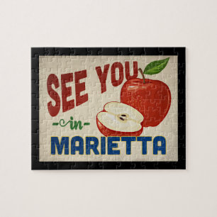 Puzzle Marietta Georgia Apple - Vintage voyage