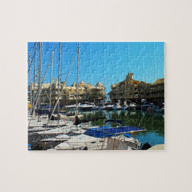 Puzzle Marina chez Benalmadena, Espagne (Horizontal)