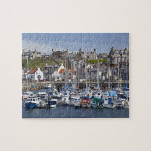 Puzzle Marina, Findochty, Moray, Écosse, Uni