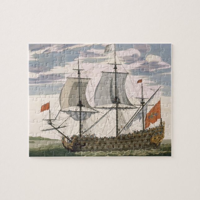 Puzzle Marine britannique : un bateau de premier ordre (Horizontal)