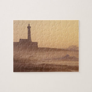 Puzzle Maroc, Rabat, phare au coucher du soleil