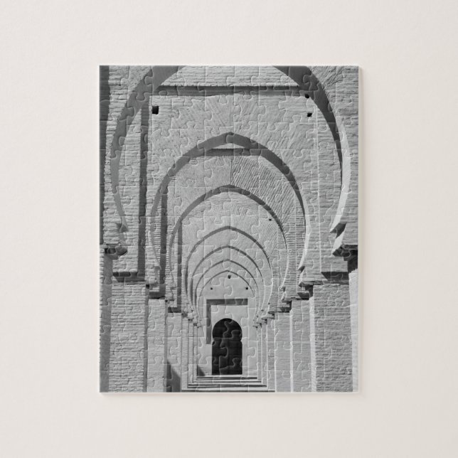 Puzzle MAROC, Tizi, N, Test Pass Road, TIN MAL: (Vertical)