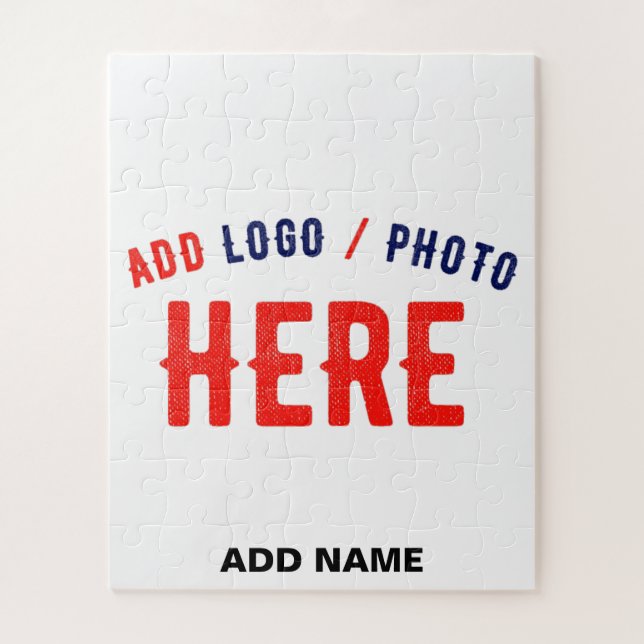 PUZZLE MARQUE MODERNE MODERNE PERSONNALISABLE BLANCHE VÉR (Vertical)