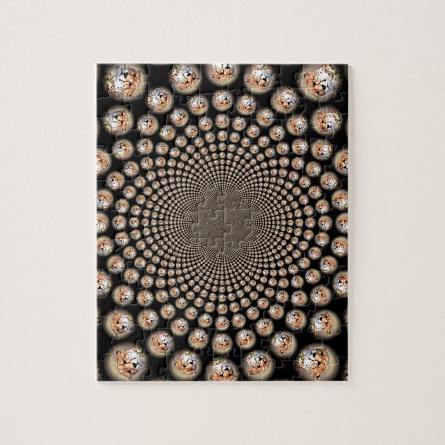 Puzzle Marques de lacrymogène en voie de disparition (Vertical)