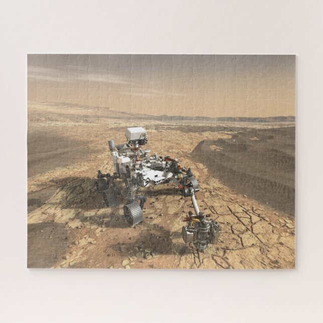 Puzzle Mars 2020 Rover Sur La Surface De Mars. (Horizontal)