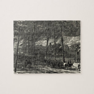 Puzzle Mars de Sherman vers la mer par la Caroline du Sud