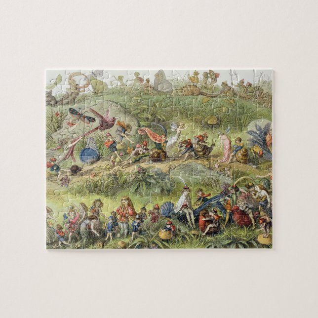 Puzzle Mars triomphal du l'Elf-Roi, illustration de (Horizontal)