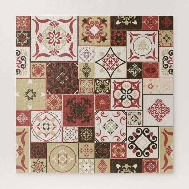 Puzzle Marsala Marsala Marsala Motif en Carrelage (Vertical)