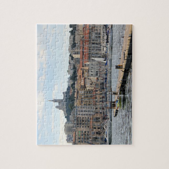 Puzzle Marseille France Harbour 8"x10" (Vertical)
