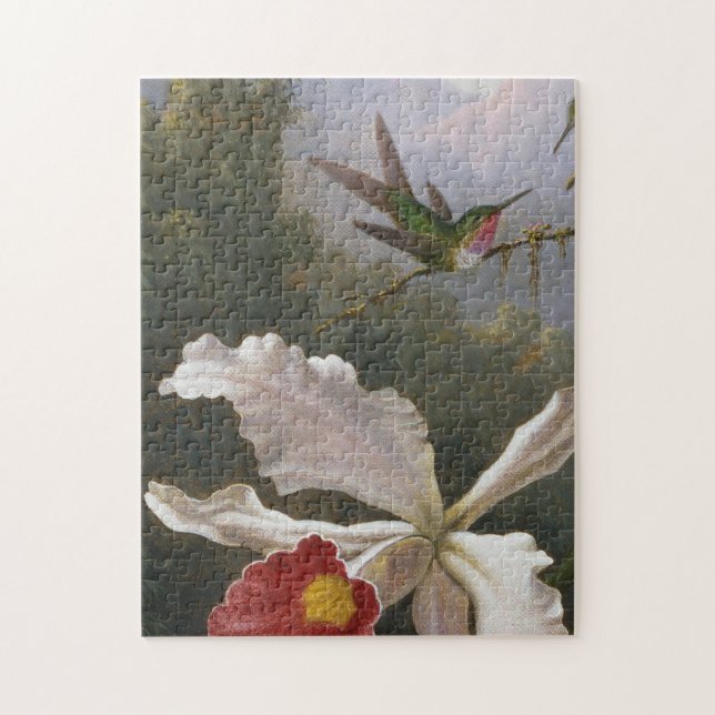 Puzzle Martin Johnson Heade - Colibris Au-Dessus D'Un Bla (Vertical)