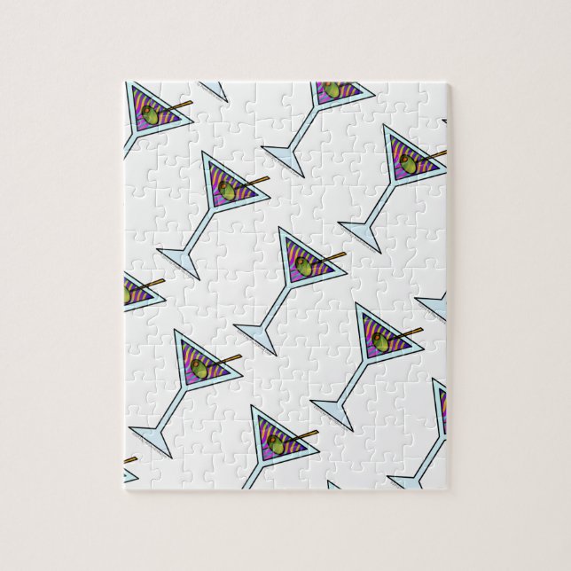 PUZZLE MARTINI GLASS (Vertical)