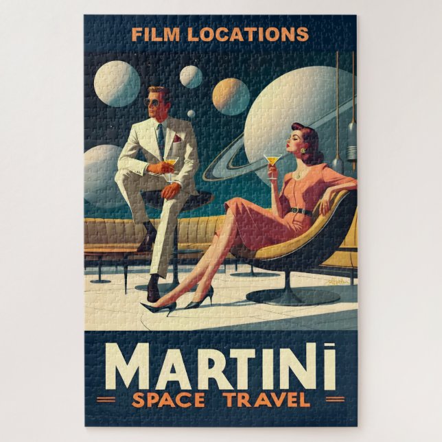 Puzzle Martini Space Travel Affiches Emplacements du film (Vertical)